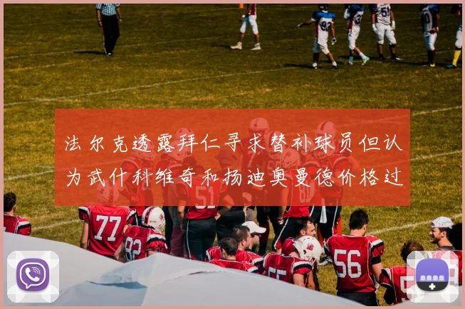 法尔克透露拜仁寻求替补球员但认为武什科维奇和扬迪奥曼德价格过高
